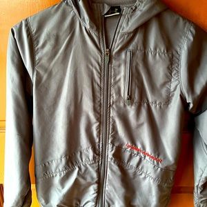 Under Armour fleece jacket.